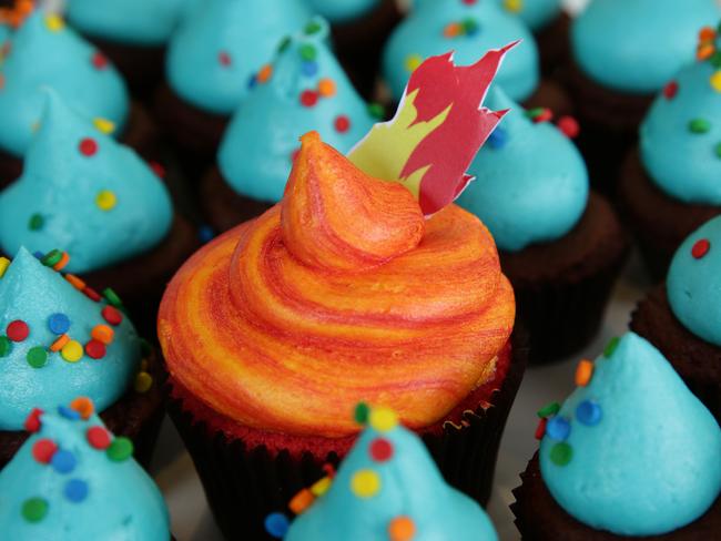 A Pokemon-inspired cupcake at The Classic Cupcake Co. in Mosman. Picture: Virginia Young