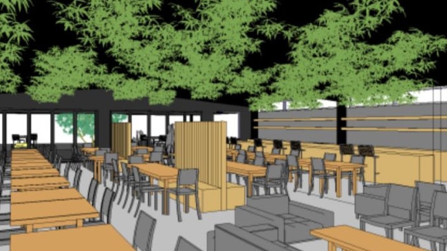 Designs for Easy Tiger cinema St Helens Stage 2, featuring two new restaurants, a coffee hutch, and microbrewery. Picture: Jennifer Binns/ Break O'Day Council