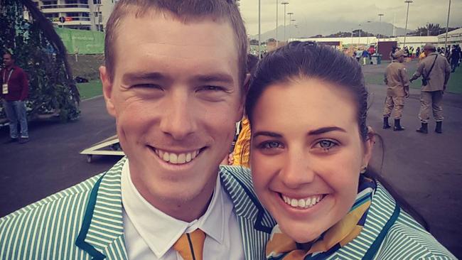 Rohan and Melissa both represented Australia in cycling. Picture: Instagram