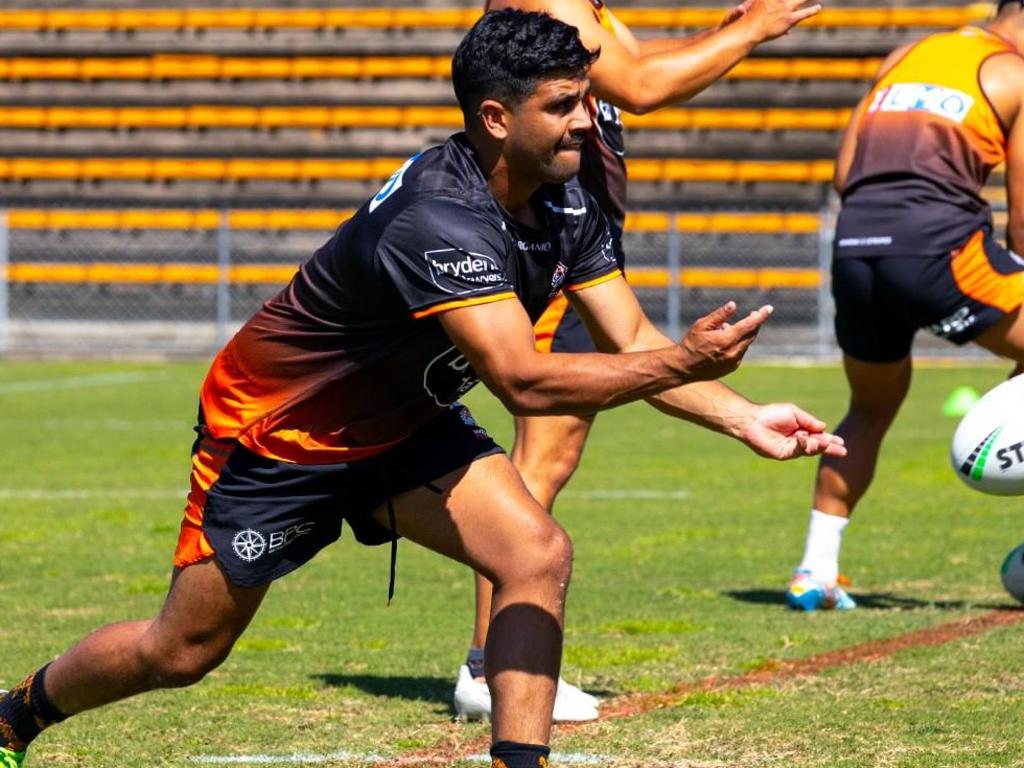 High-profile recruit Tyrone Peachey is one of a handful of new faces who joined the Tigers for the pre-season. Picture: Instagram