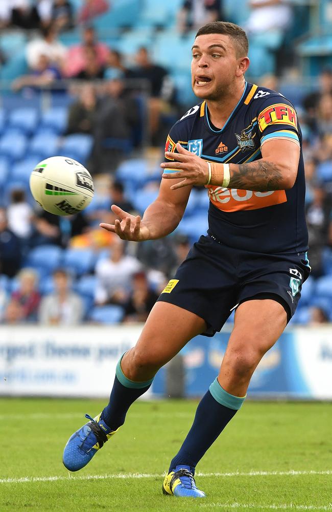 Ash Taylor had a mixed day for the home side. (AAP Image/Dave Hunt)