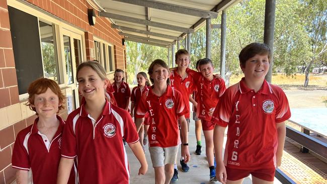 Mingenew Primary School students. Picture: Supplied/Tayna Grantham