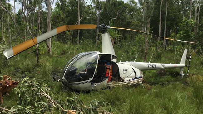 The helicopter carrying Chris 'Willow' Wilson crashed in remote West Arnhem Land in February, 2022.