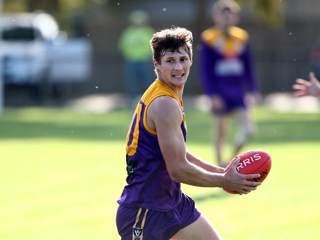 GDFL: Thomson v Geelong West. No 30. Jordan Camm for Thomson.