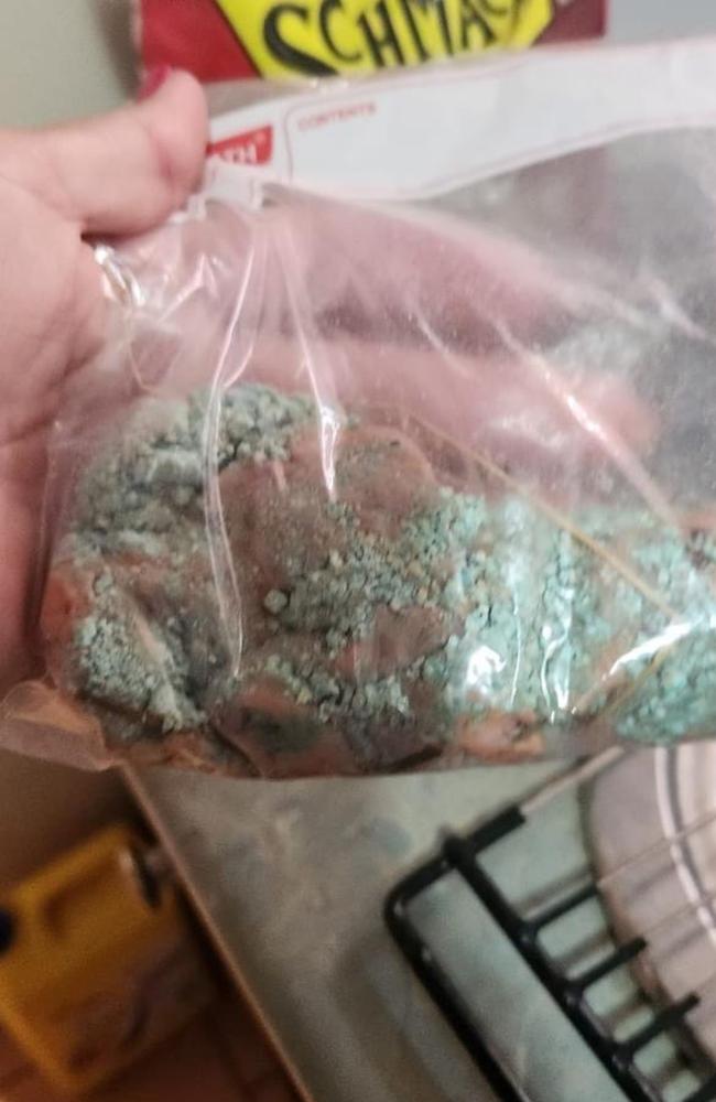 A Dubbo resident posted an image of the bait used on social media platforms to warn others in the area. Photo: Supplied.