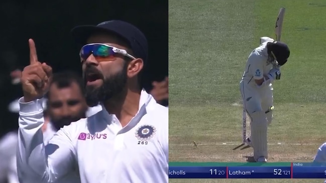 Kohli sprays crowd after embarrassing Latham leave