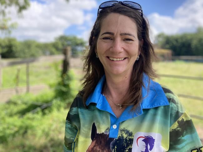 Mackay Riding for the Disabled president Rebecca Sharp has been volunteering at Mackay Riding for the Disabled for seven years. Picture: Madeleine Graham