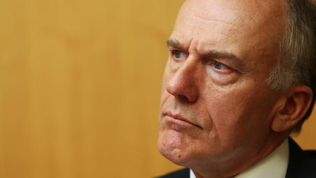 Same-sex marriage opponent Eric Abetz has questioned the math behind the $525m plebiscite bill. Picture: Sam Rosewarne