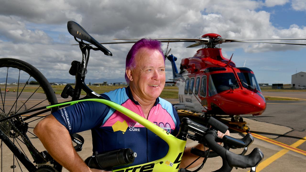 Meet the purple paramedic riding for cancer research