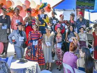 Preliminary judging of Helloworld Travel's Fashions on the Field at Gladstone Cup Race Day on August 10. Picture: Matt Taylor GLA100819FOTF