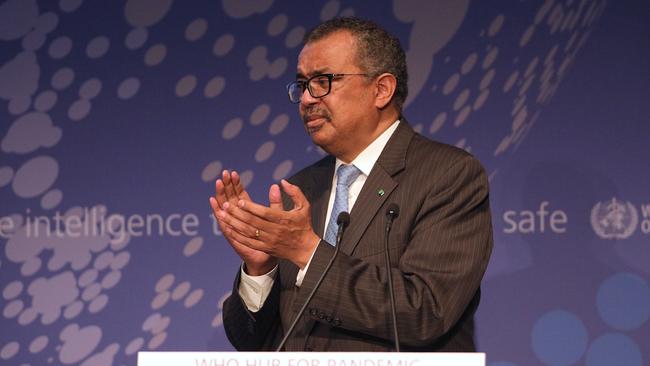 WHO chief Tedros Adhanom Ghebreyesus. Picture: Christian Marquardt/Getty Images