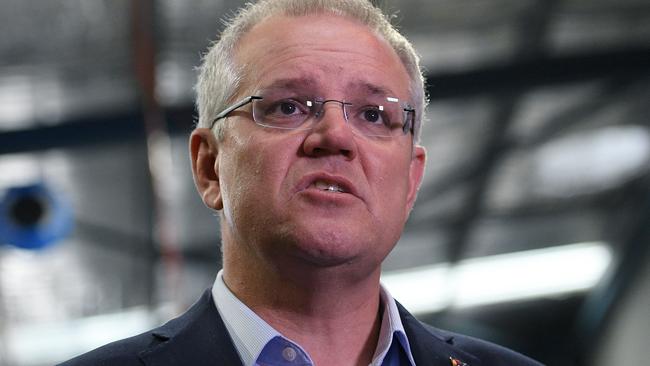 Prime Minister Scott Morrison says he is prepared to redirect migrants from NSW. Picture: AAP Image/Dan Himbrechts