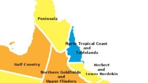 The BOM has warned of increased fire danger in the Far North on Tuesday. High (blue), very high (yellow) and severe (orange) warnings are in place.