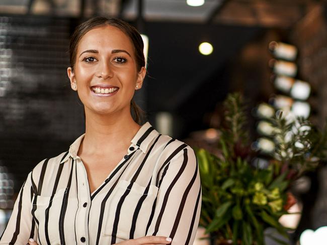 MasterChef contestant Laura Cassai is a favourite to take out the show, pictured at her restaurant Nido in Hyde Park, Friday June 26, 2020 - pic MIKE BURTON