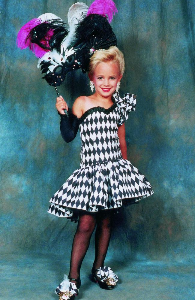 The six-year-old beauty queen’s horrifying murder has consumed experts for almost 20 years. Picture: DHP/Zuma Press/australscope