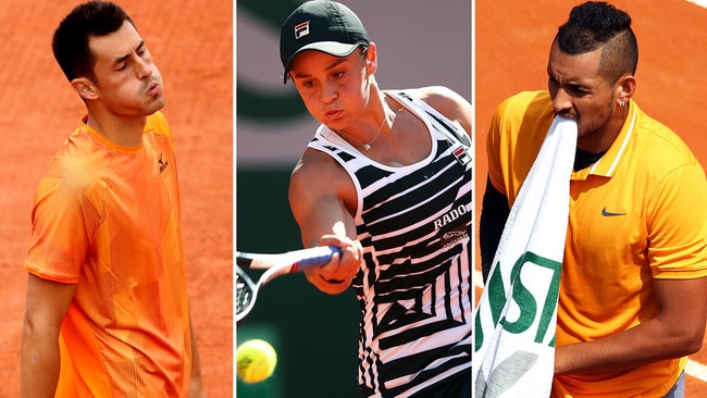 French Open champion Ash Barty has sent a thinly-veiled message to Nick Kyrgios and Bernard Tomic. Picture: Getty Images