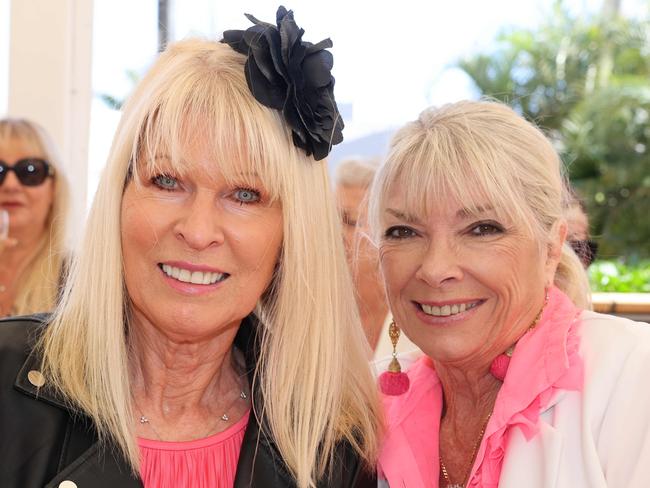 Prue Stirling and Debbie Miller at Cancer CouncilÃs Biggest Morning Tea pop up at Grand Mariner Residential Resort residents for Gold Coast for Gold Coast at Large. Picture, Portia Large.