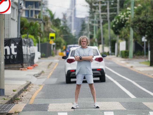 Local resident Mark Bodna on Hedges Ave. Picture: Glenn Campbell.