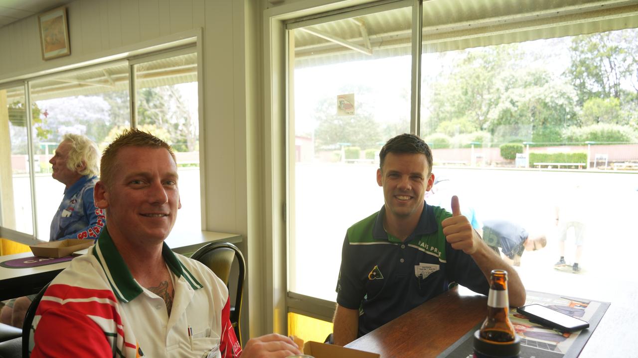 North Toowoomba officially opened at North Toowoomba Bowls club on November 2, 2024. Jake White and Luke Day. Photo: Jacklyn O'Brien.