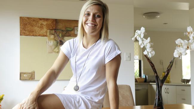 Brisbane Roar W-League player Katrina Gorry has been named the Australian Women's Player of the Year (2014). Photo: Claudia Baxter