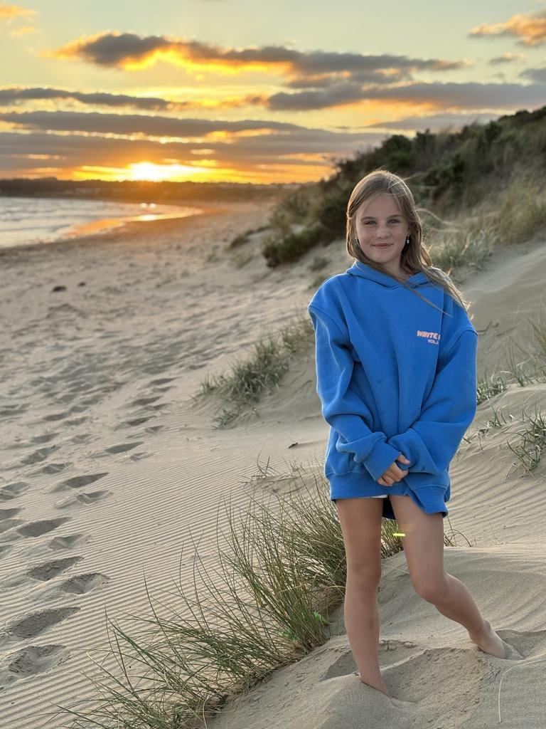 Australia's youngest landlord takes a well-earned beach break. Picture: supplied