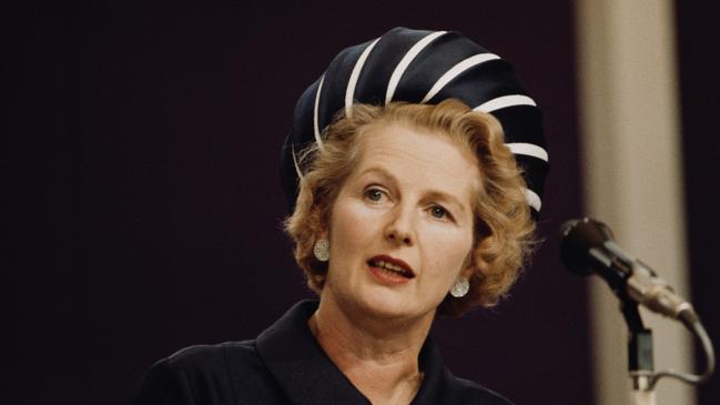 Margaret Thatcher. Picture: Getty Images