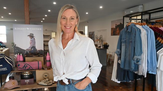 Suzanne Harley has opened the Sunshine Coast's first Ringers Western at a more than a century-old Yandina store. Picture: Tegan Annett