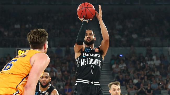 Trimble’s shot hasn’t been falling and has contributed to United’s struggles. Picture: Getty Images