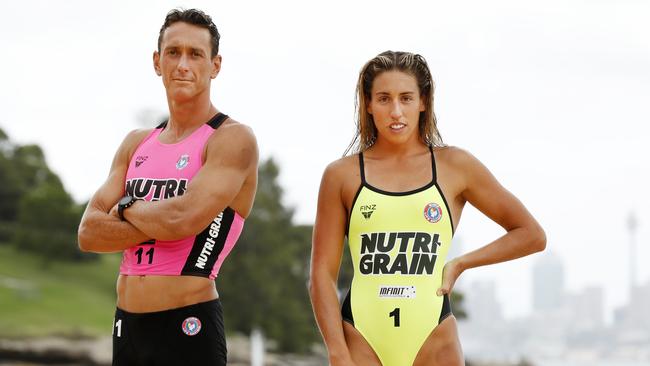 Nutri-Grain Ironman and Ironwoman leaders Ali Day and Lana Rogers.