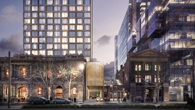 An artist’s impression of Marriott’s seventh Westin hotel in Australia — and the hospitality group’s first property in Adelaide.