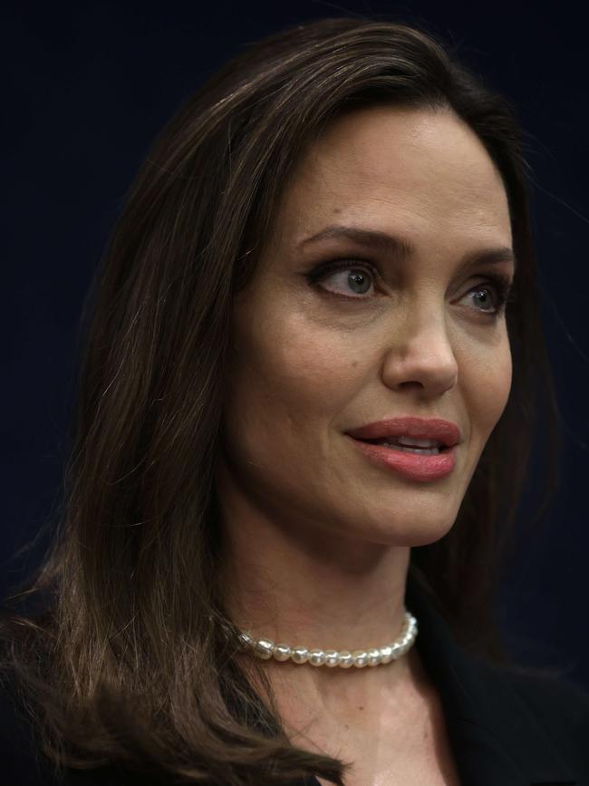 Pitt’s ex-wife, Angelina Jolie. Picture: Getty Images/AFP