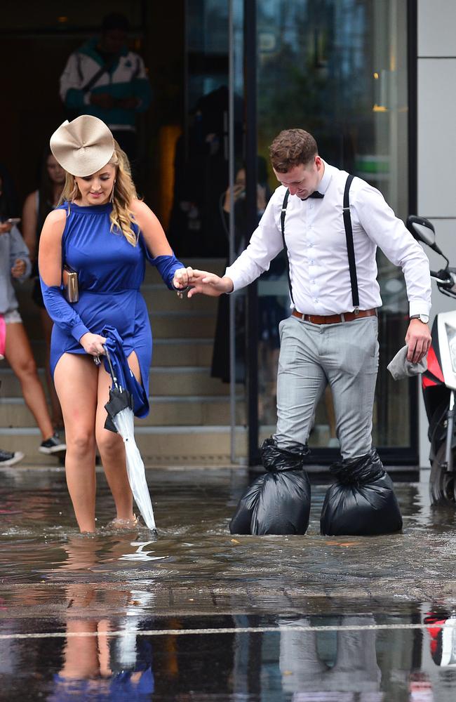 No shoes getting left behind here. Picture: Nicki Connolly