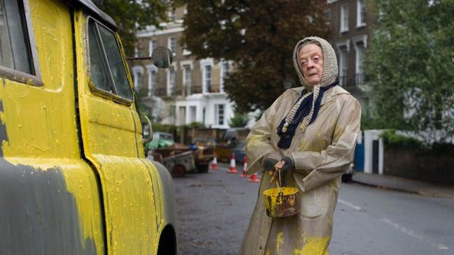 Maggie Smith stars in the eccentric Lady in the Van. Picture: Supplied