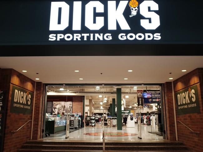 Nike’s aggressive discounting has already dented some of the company’s large retail partners, such as Dick’s Sporting Goods. Picture: AFP