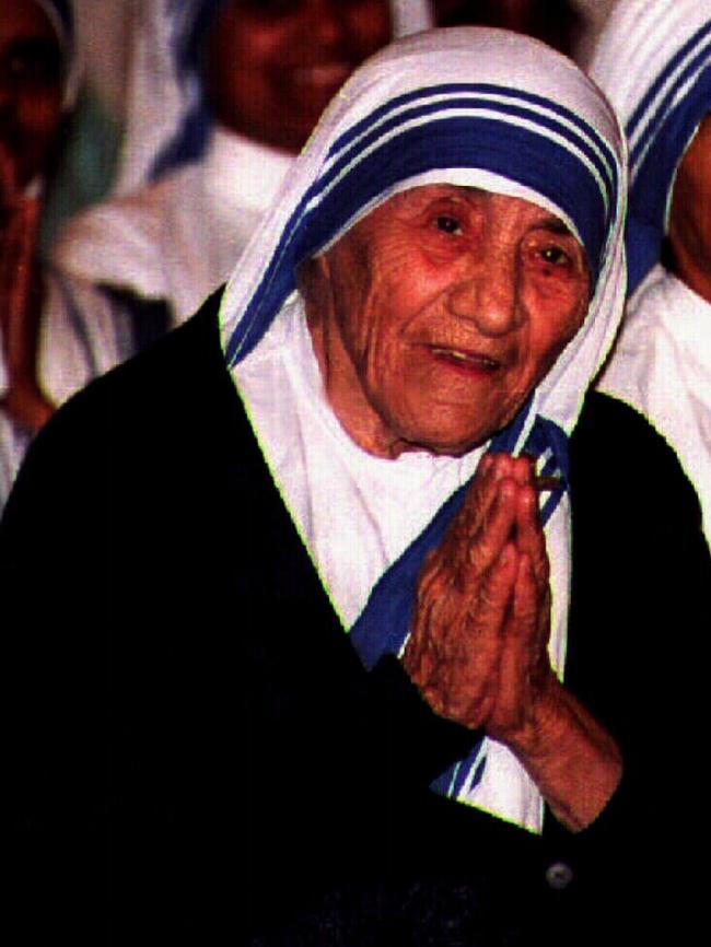 And Mother Teresa.