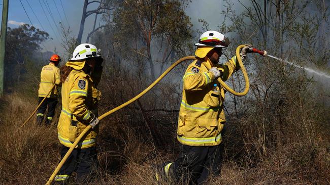 RFS volunteers on the ground last summer. Picture: Max Mason-Hubers