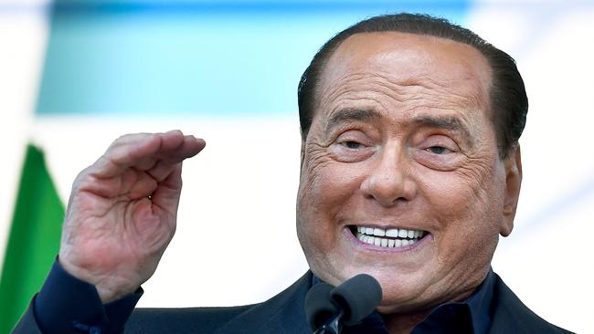 Silvio Berlusconi first came to office in 1994 and led four governments until 2011. Picture: AFP