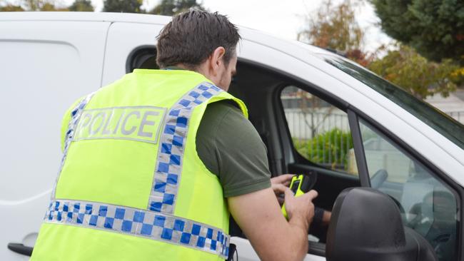 Dr Girkin taught Tasmania Police recruits about domestic and family violence. Picture: Supplied