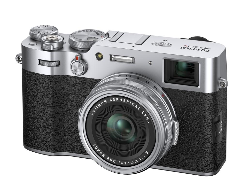 Fujifilm's X100V rangefinder camera features a tilting touchscreen for the first time, as well as weather-proofing and an aluminium frame.