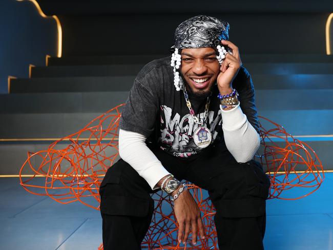 DAILY TELEGRAPH 5TH DECEMBER 2023Pictured in Sydney ahead of the 2023 TikTok Awards is American rapper Armani White.Picture: Richard Dobson