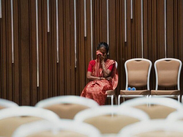 Nagalakshmi was overcome with emotions after her son's victory. Picture: Twitter/Divya Gandotra Tandon