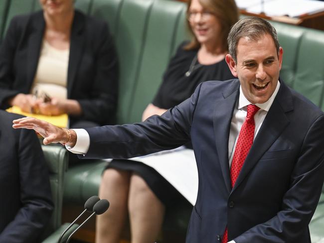 CANBERRA, AUSTRALIA - MAY 11: Treasurer Jim Chalmers during Question time at Parliament House in Canberra.. Picture: NCA NewsWire / Martin Ollman