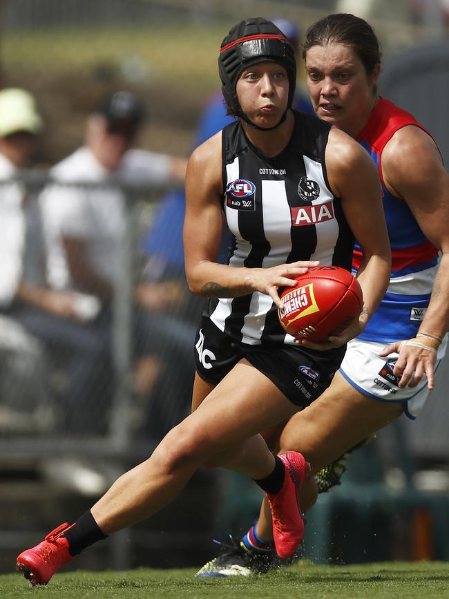 Brittany Bonnici on the run. Picture: Daniel Pockett/Getty Images