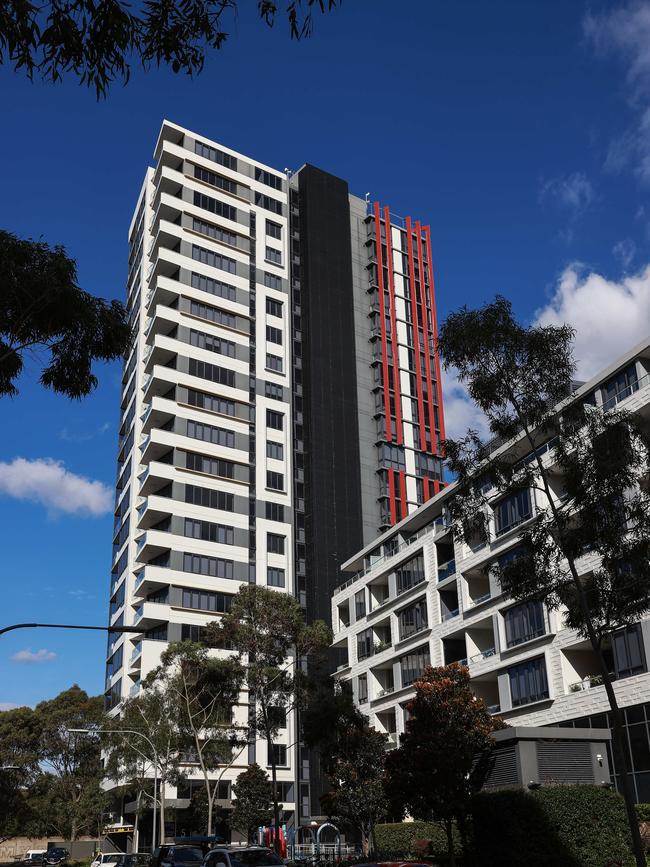 The Zetland apartment block. Picture: Justin Lloyd.