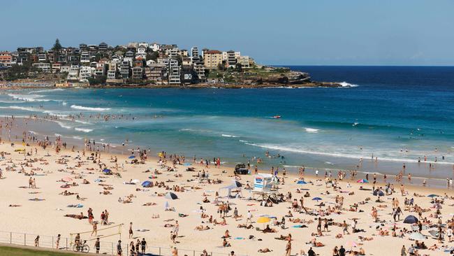 Bondi Beach, near where police began tailing Arturo Hernandez Tellez. Picture: David Swift