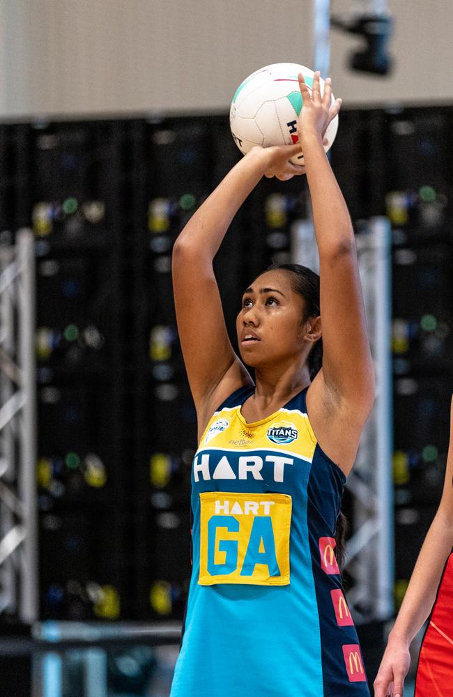 Gold Coast Titan netballer Talitah Faifai.