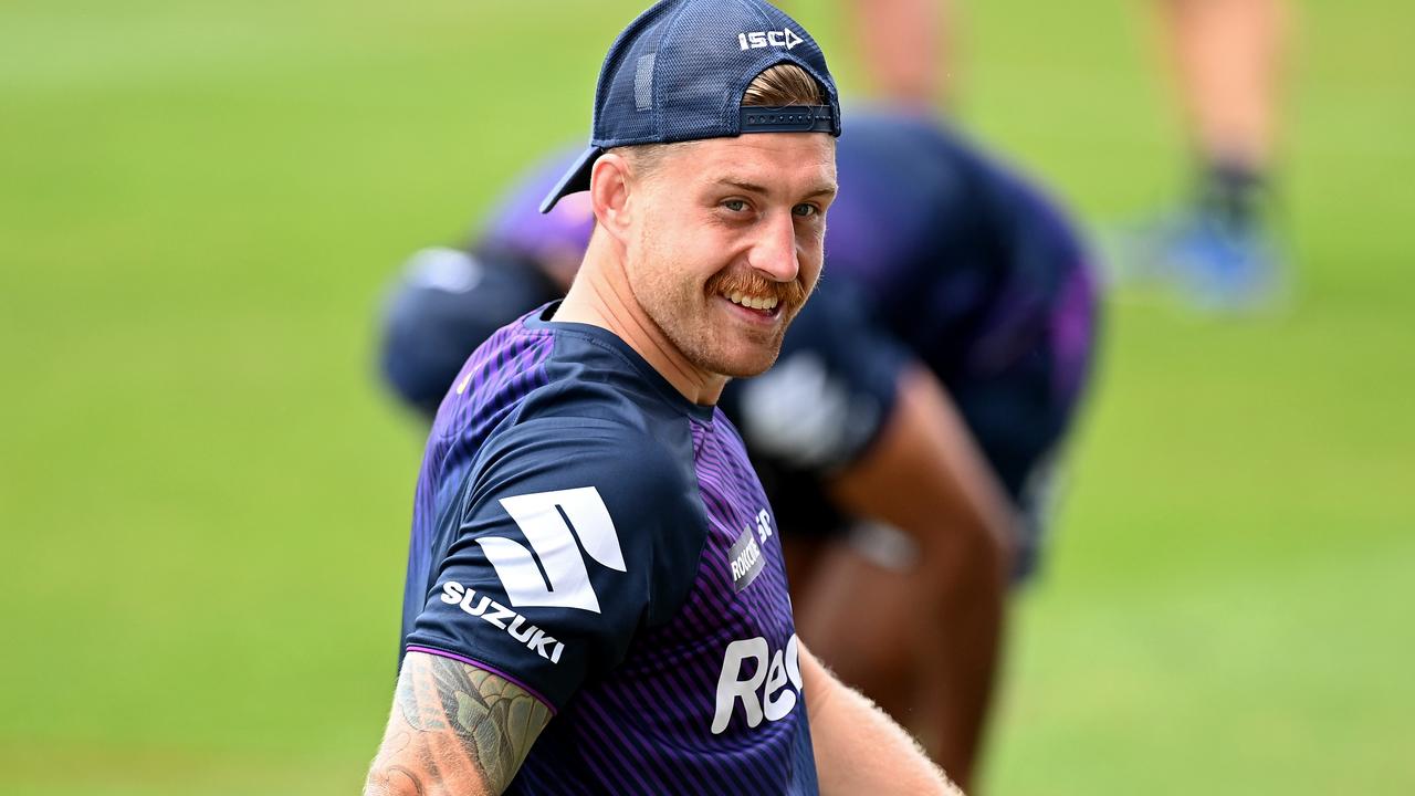 Cameron Munster revealed some very interesting details about his early days with the Storm. (Photo by Bradley Kanaris/Getty Images)