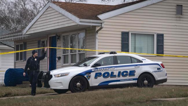 Rupnow’s family home in Madison, Wisconsin. Picture: AFP.