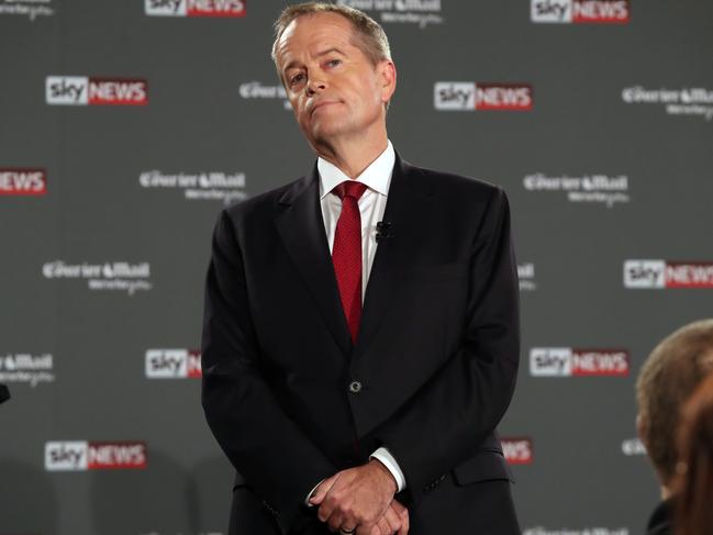 Bill Shorten threw in quite a bit of humour. Picture: Gary Ramage/News Corp Australia