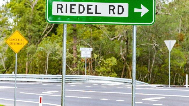 Riedel Rd at Carbrook where residents say road works made the road more dangerous.